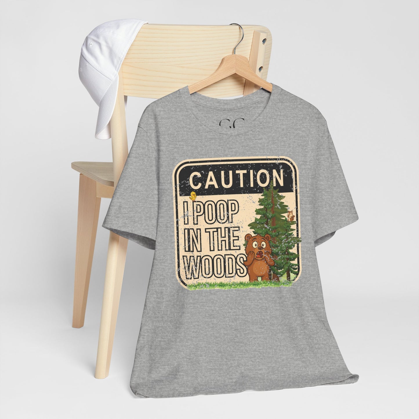 I Poop in the Woods T-Shirt | Funny Outdoor Tee for Nature Lovers