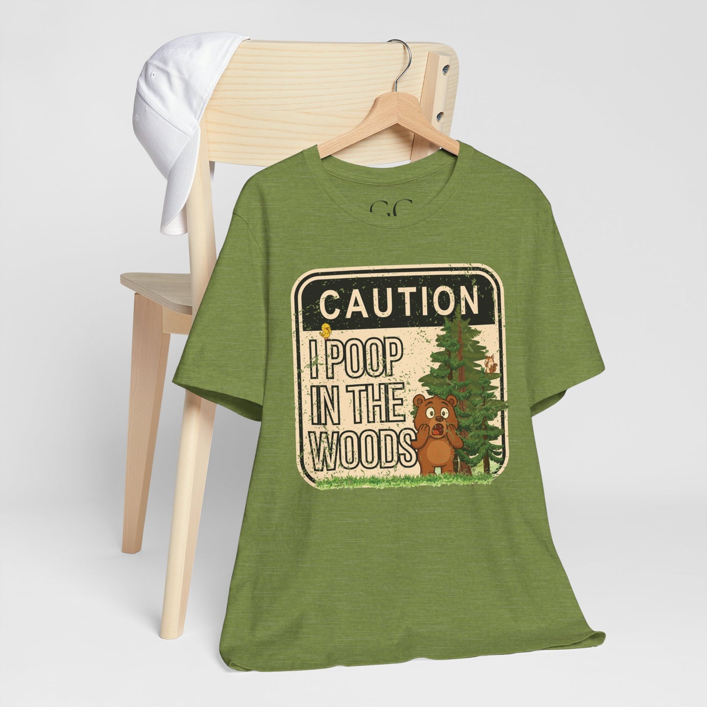 I Poop in the Woods T-Shirt | Funny Outdoor Tee for Nature Lovers