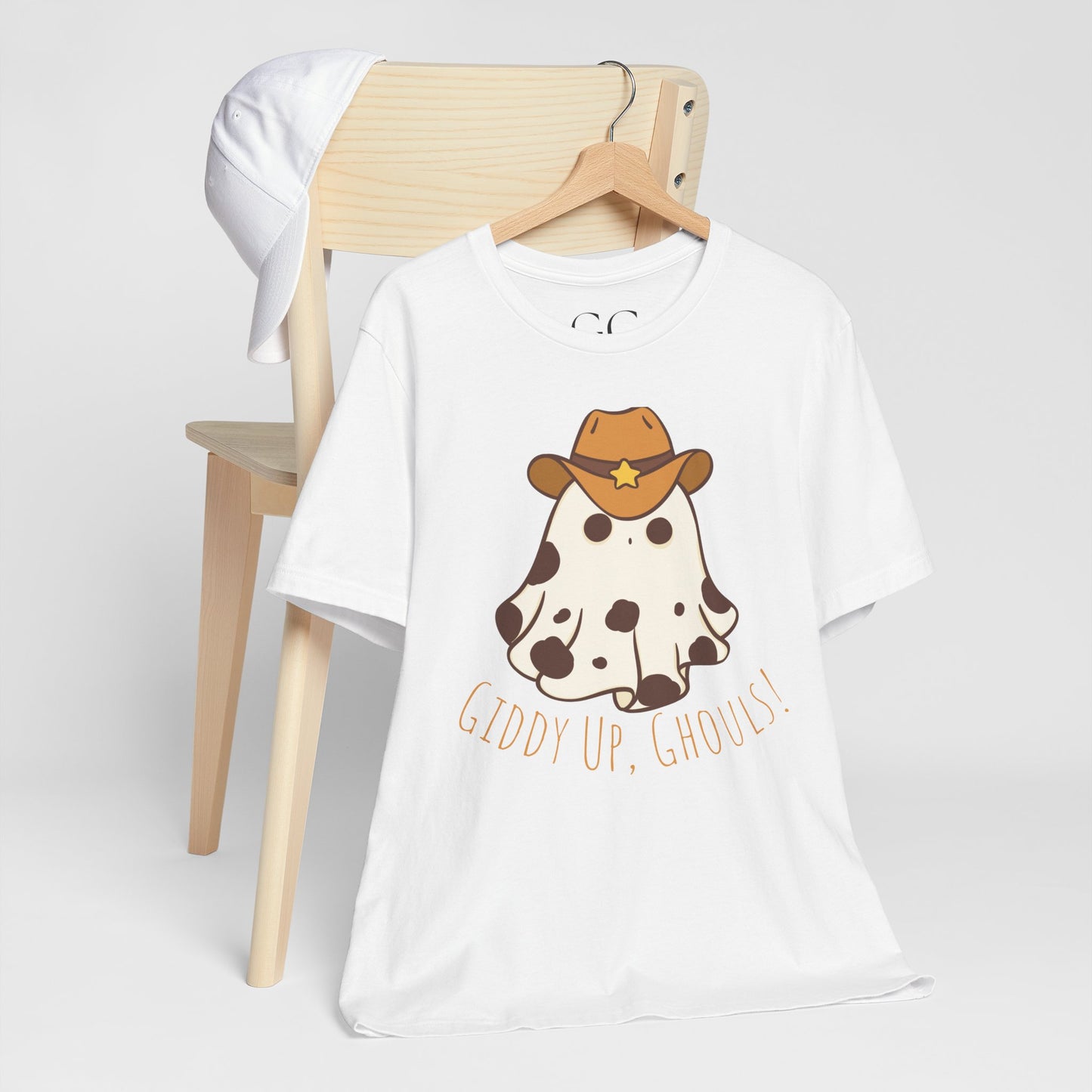 Giddy Up, Ghouls! – Cowboy Ghost Halloween Tee