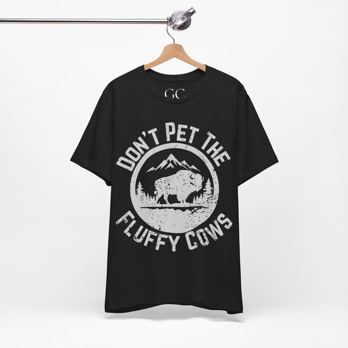 Don’t Pet the Fluffy Cows T-Shirt | Funny National Park Wildlife Tee