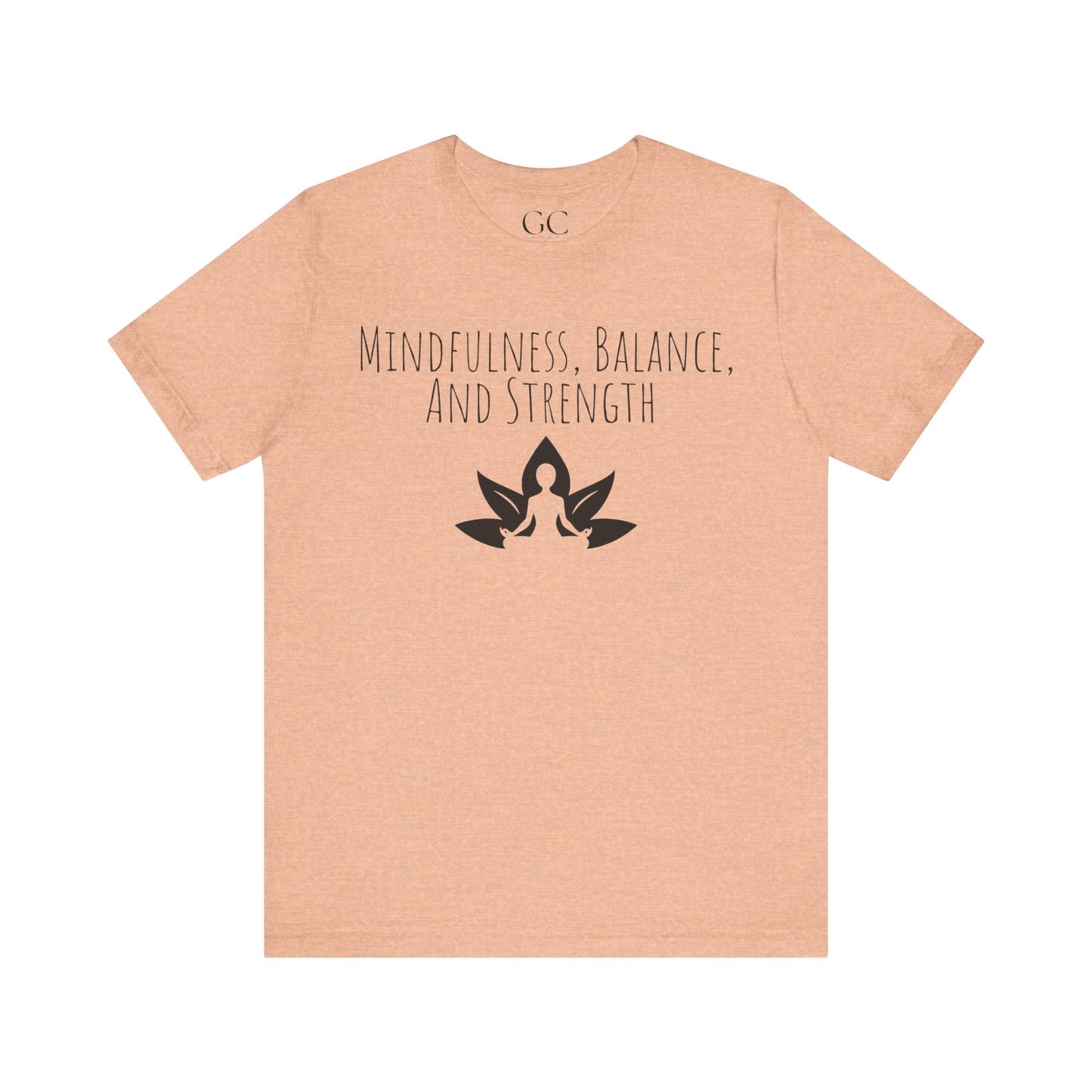 Mindfulness Yoga T-Shirt | Lotus Flower Balance Tee | Gift for Yogis & Wellness Lovers