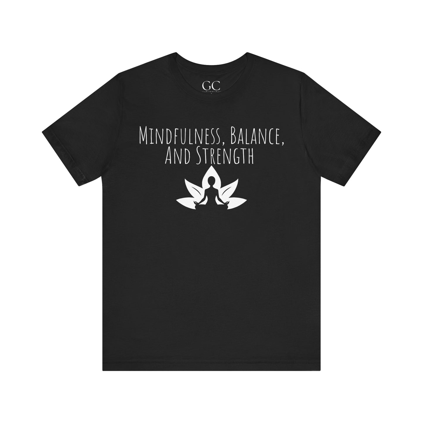 Mindfulness Yoga T-Shirt | Lotus Flower Balance Tee | Gift for Yogis & Wellness Lovers