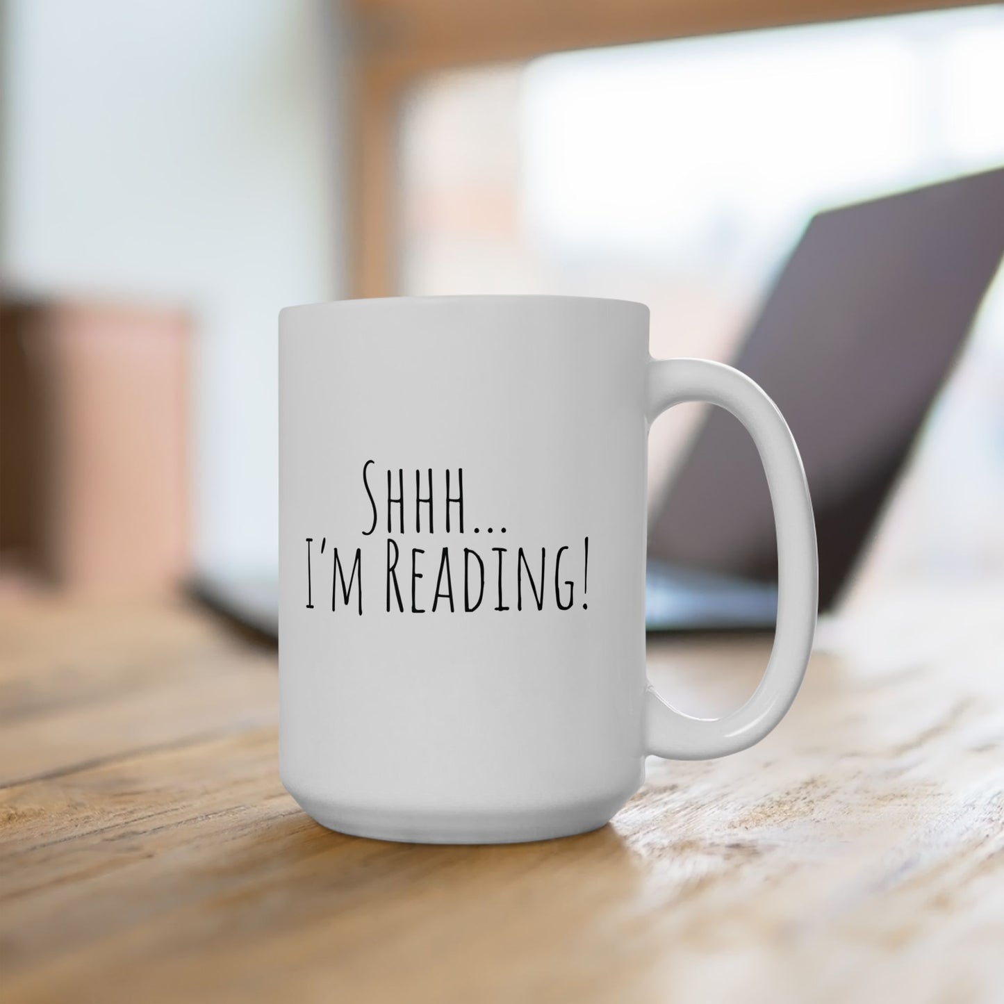 Shhh... I’m Reading! Mug | Funny Book Lover Coffee Cup | Gift for Readers