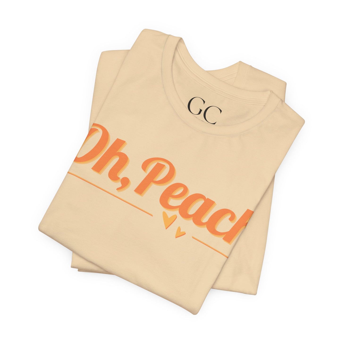 Oh, Peach T-Shirt | Playful & Sweet Tee | Cute Gift