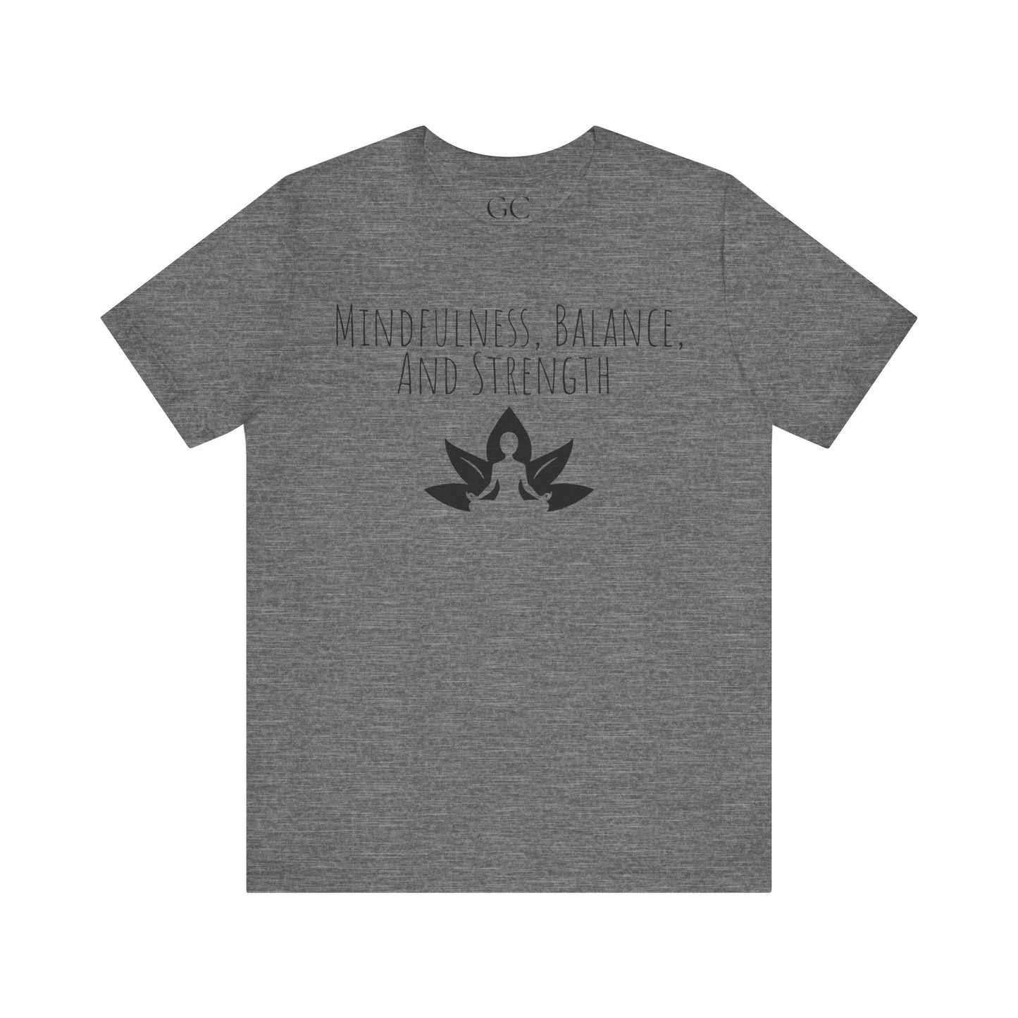 Mindfulness Yoga T-Shirt | Lotus Flower Balance Tee | Gift for Yogis & Wellness Lovers