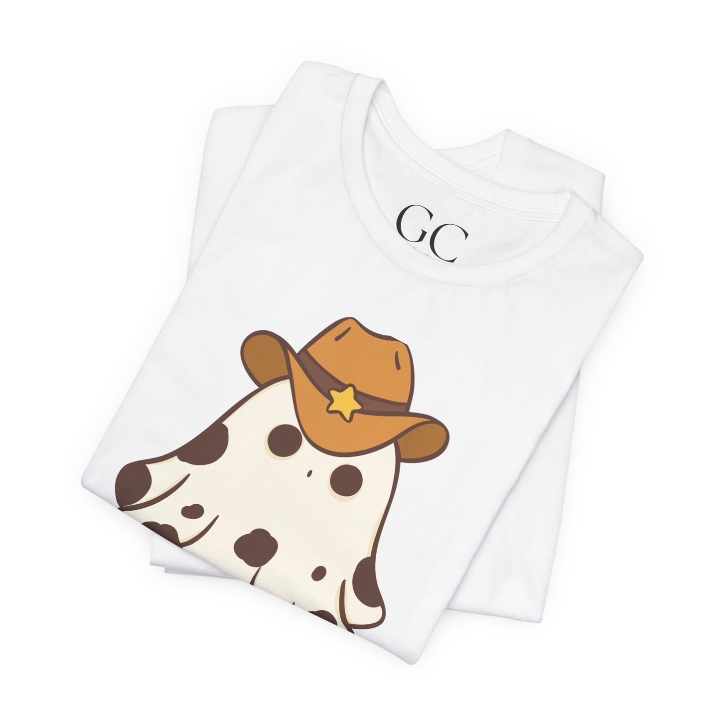 Giddy Up, Ghouls! – Cowboy Ghost Halloween Tee