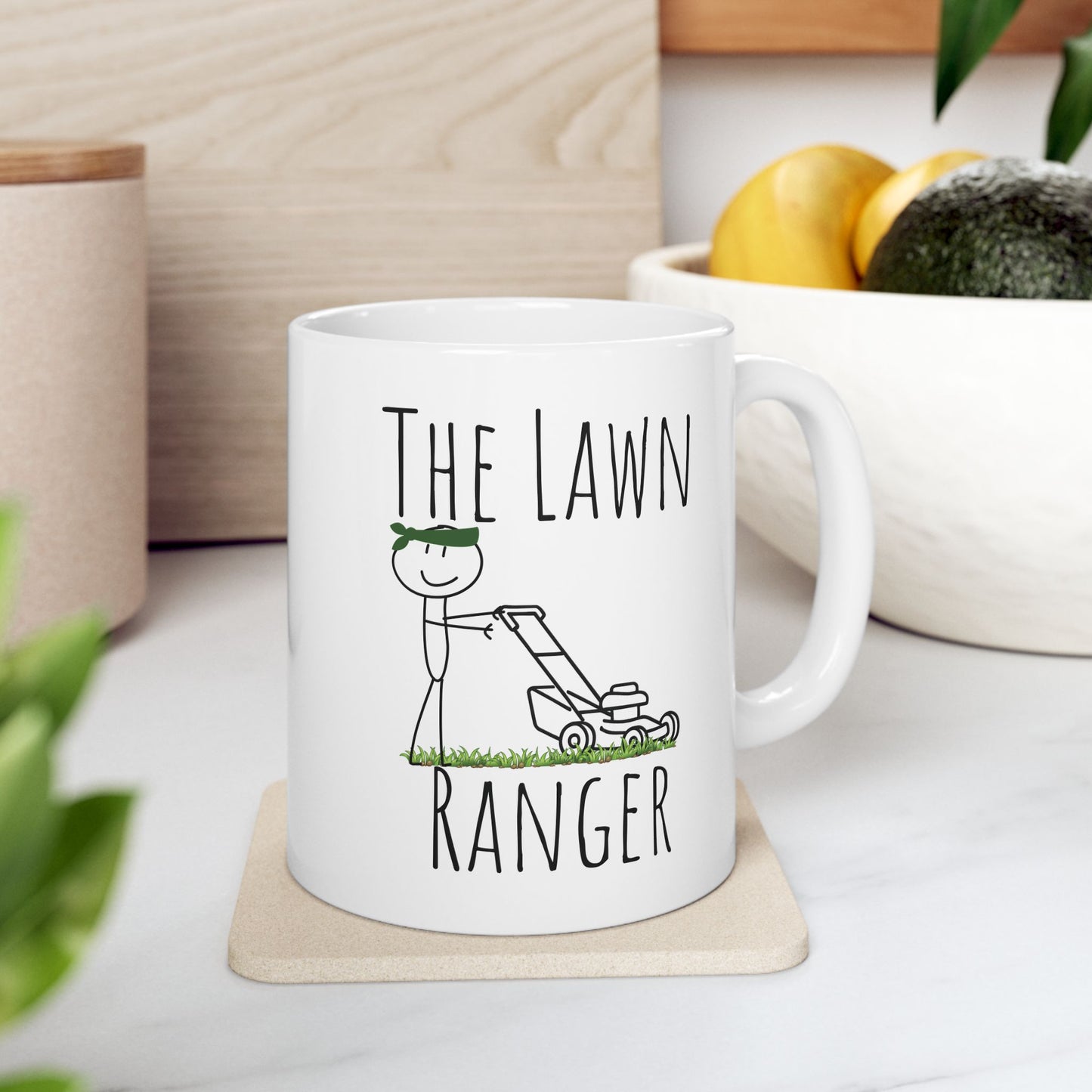 Lawn Ranger Mug | Funny Lawn Care Coffee Cup | Gift for Gardeners & Outdoor Lovers
