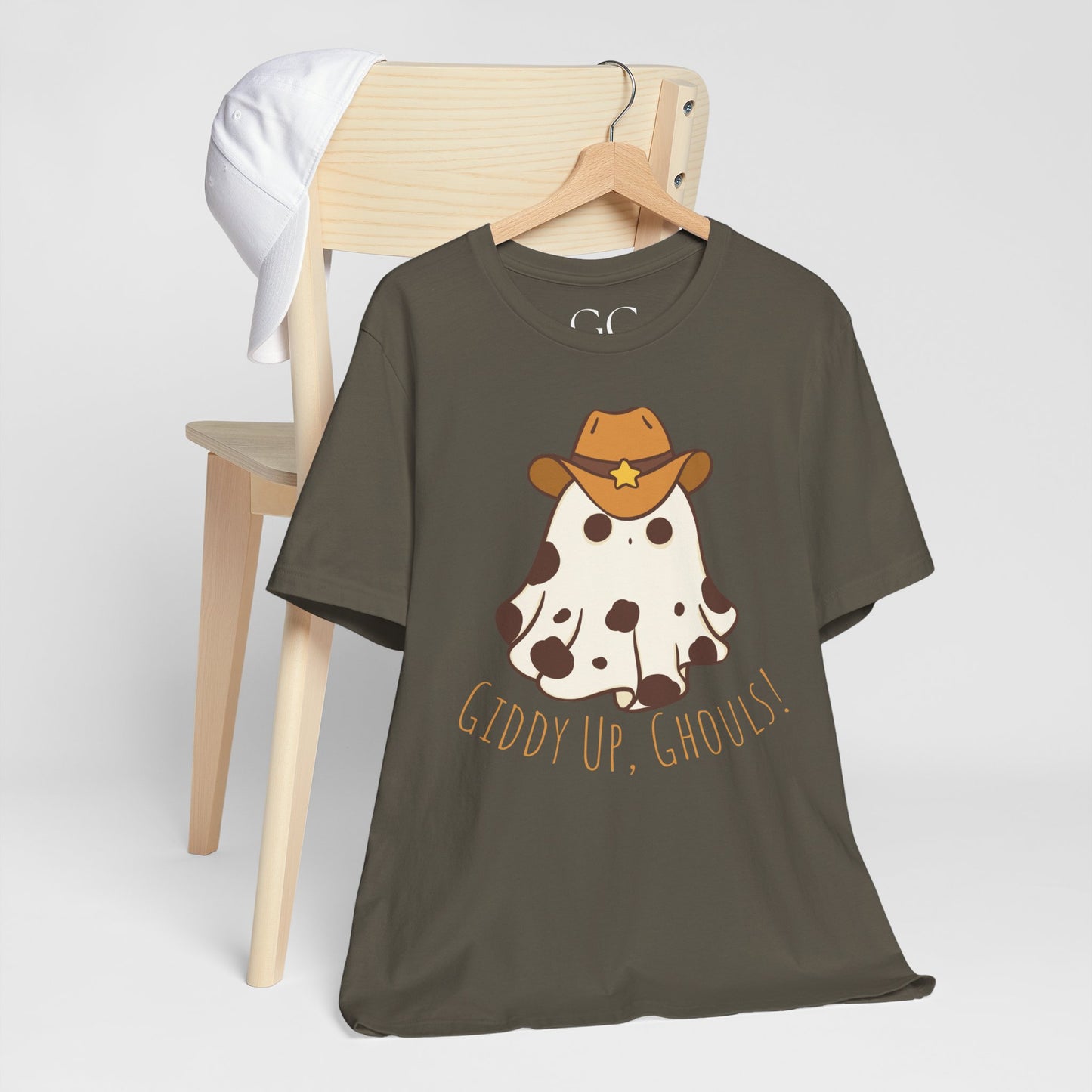 Giddy Up, Ghouls! – Cowboy Ghost Halloween Tee