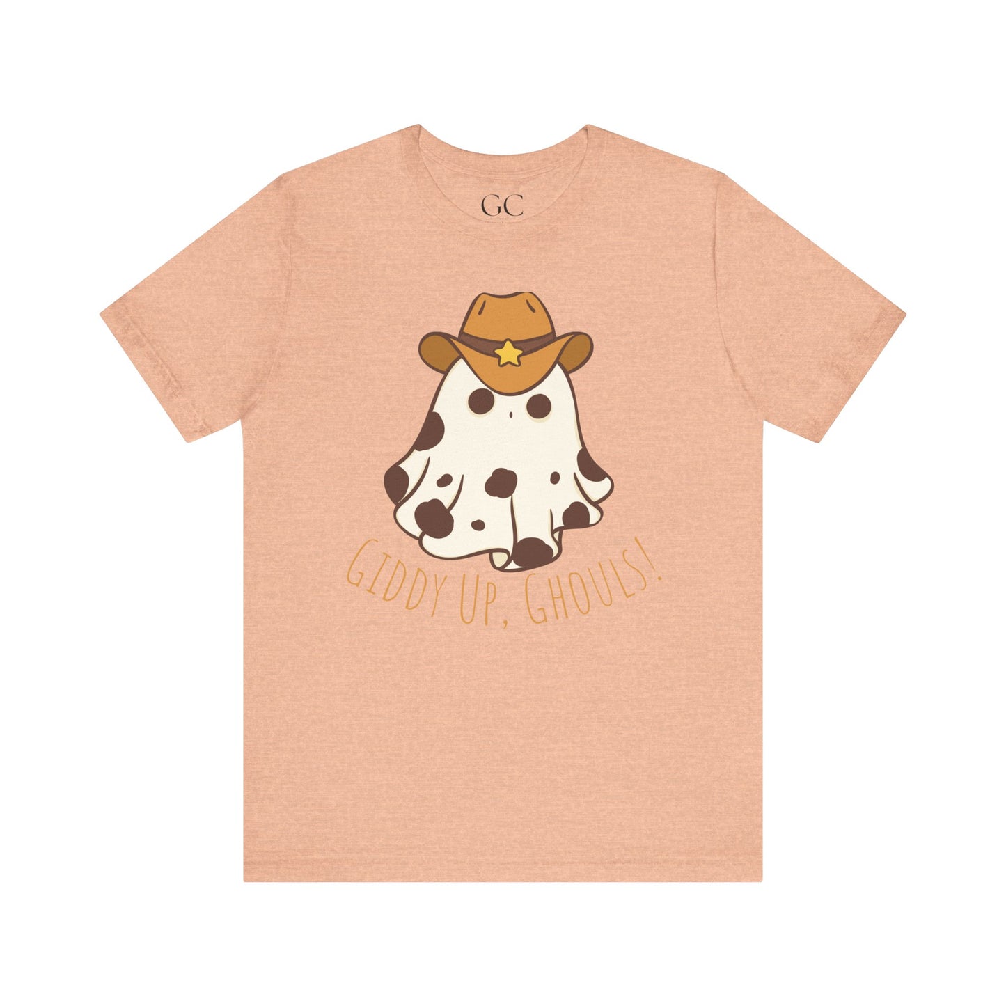 Giddy Up, Ghouls! – Cowboy Ghost Halloween Tee