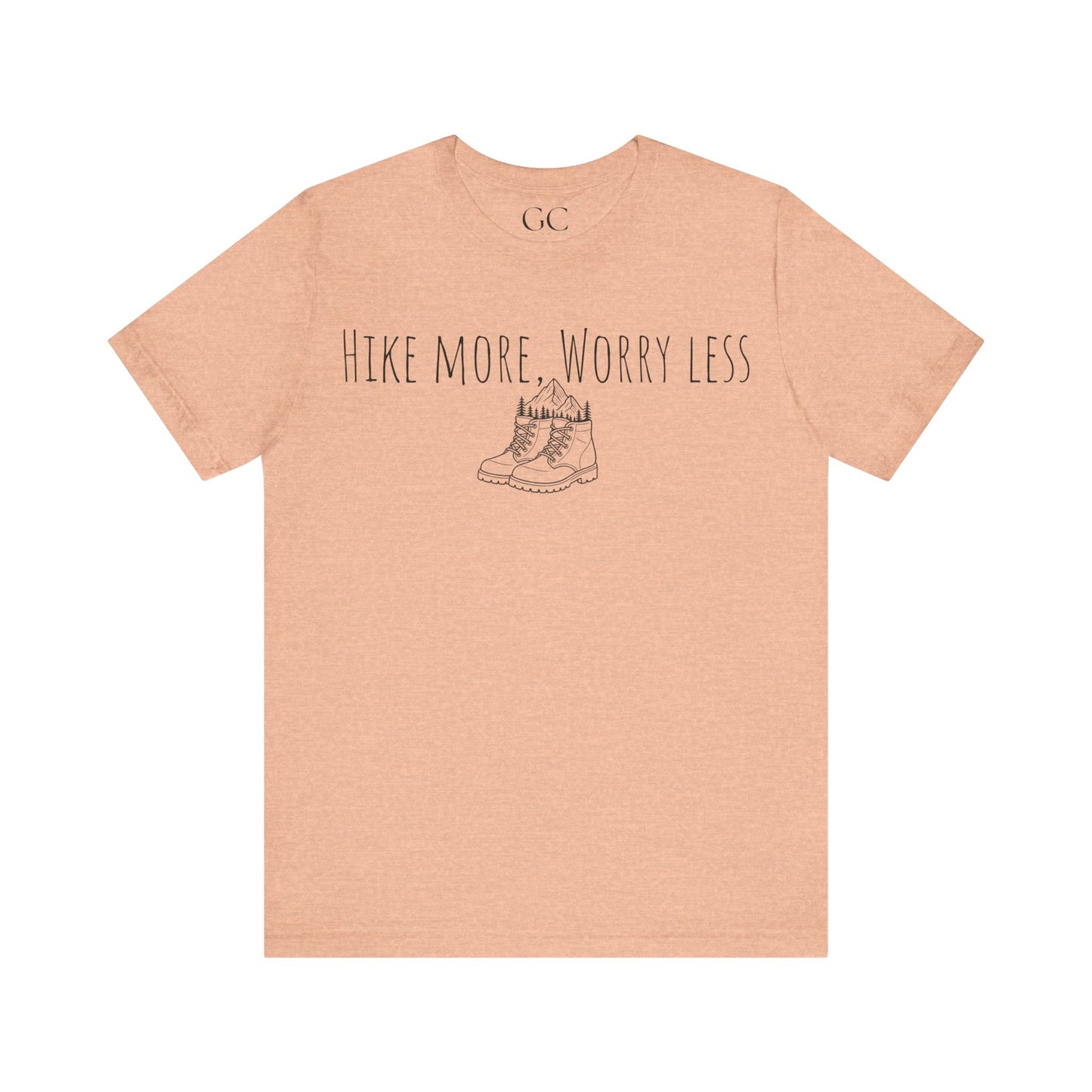 Hike More Worry Less T-Shirt | Outdoor Adventure Tee | Gift for Hikers
