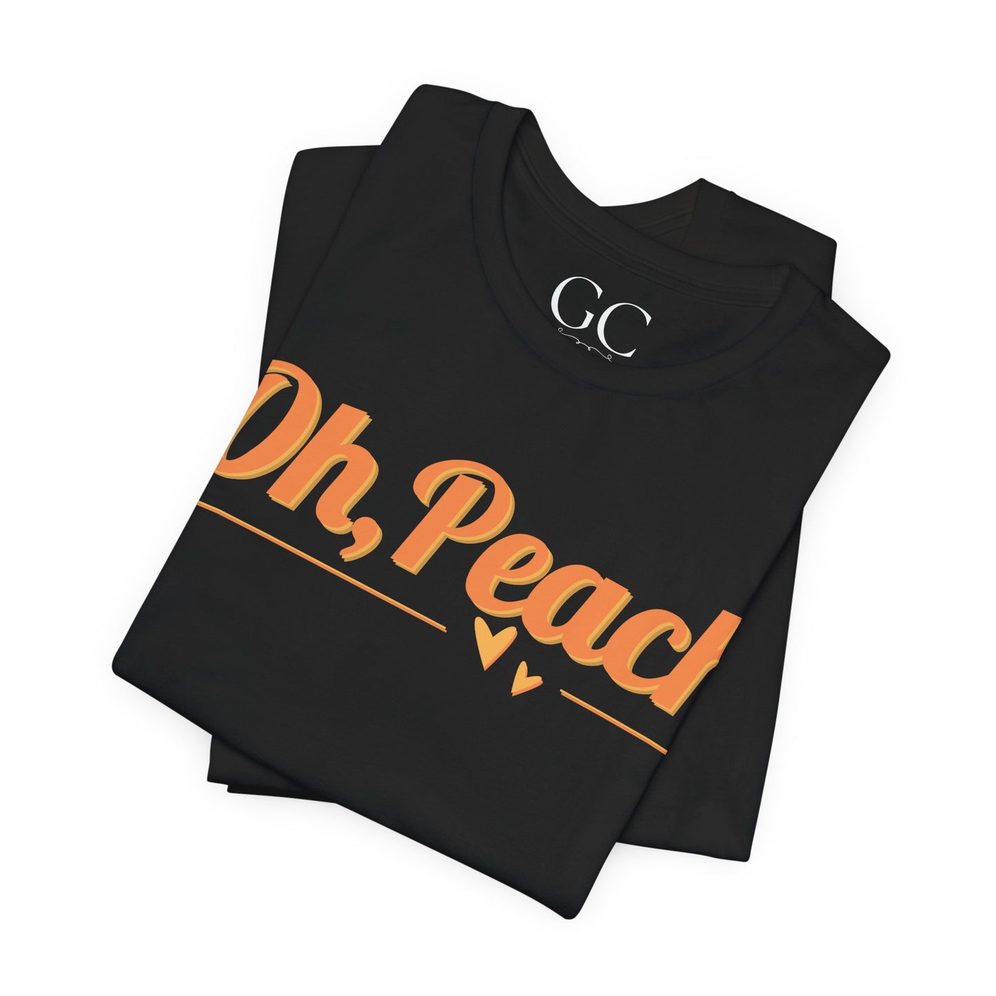 Oh, Peach T-Shirt | Playful & Sweet Tee | Cute Gift