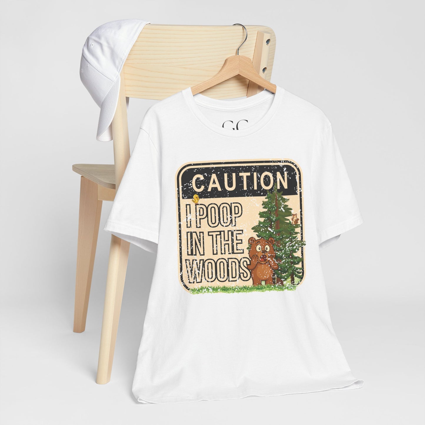 I Poop in the Woods T-Shirt | Funny Outdoor Tee for Nature Lovers