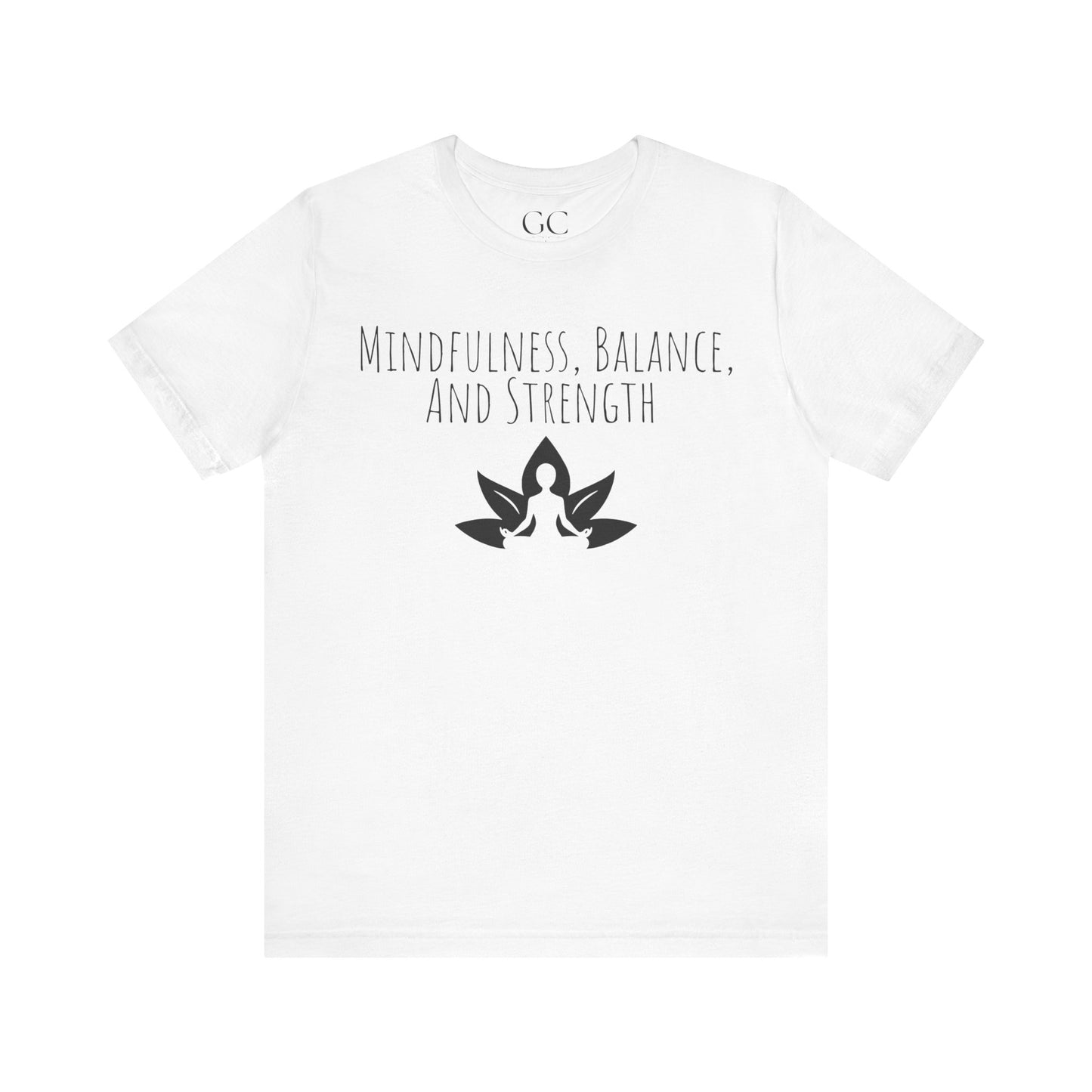 Mindfulness Yoga T-Shirt | Lotus Flower Balance Tee | Gift for Yogis & Wellness Lovers