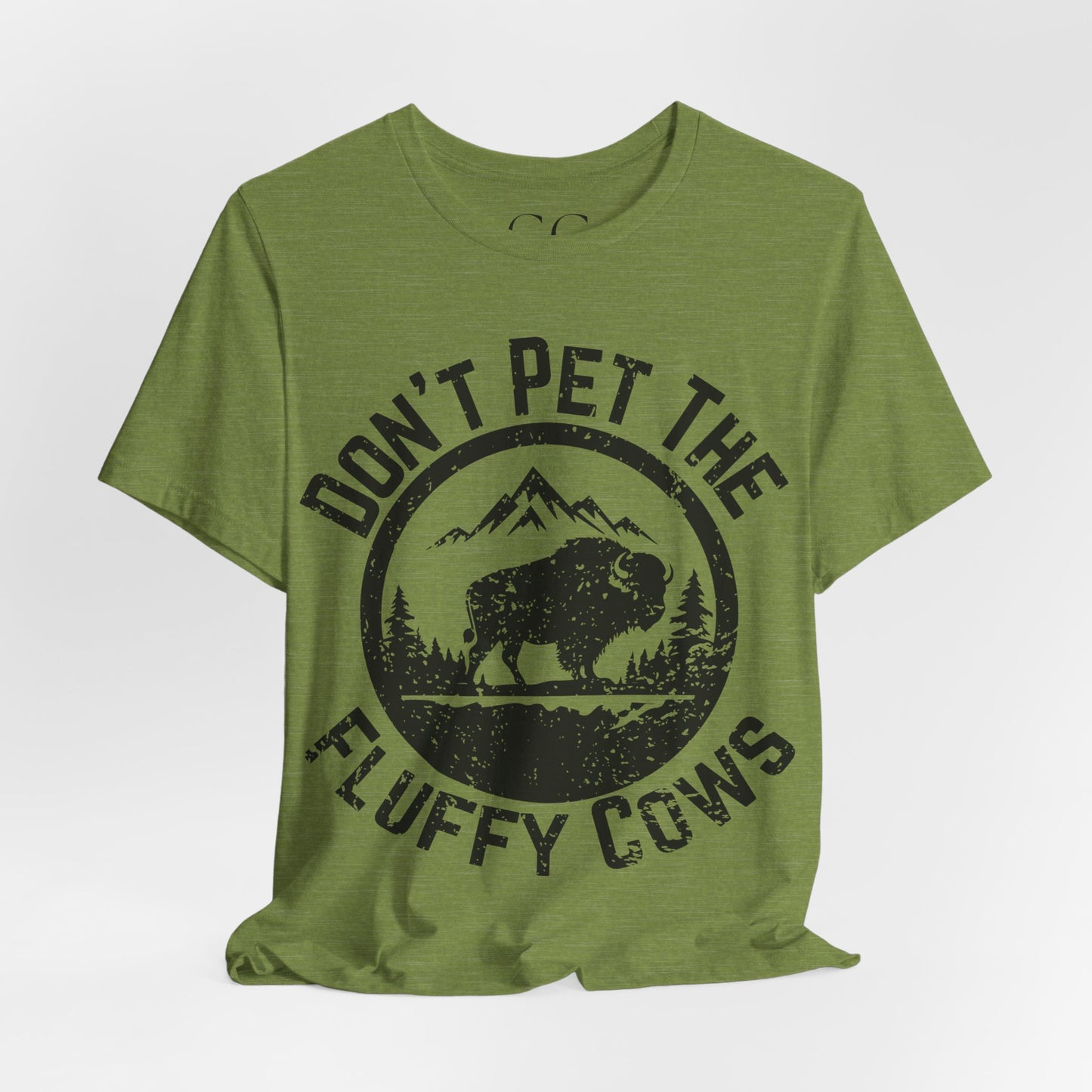 Don’t Pet the Fluffy Cows T-Shirt | Funny National Park Wildlife Tee
