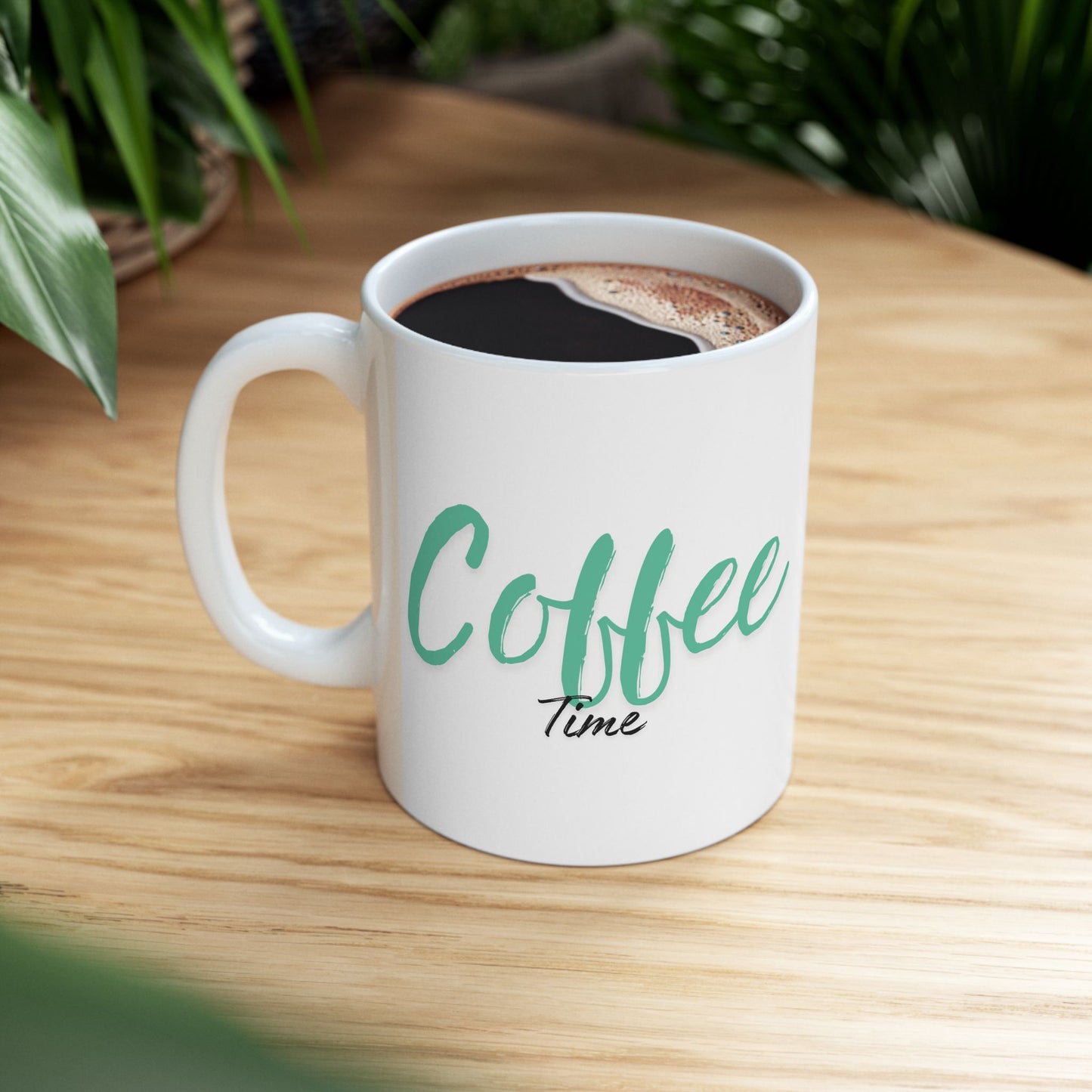 Coffee Time Mug | Fun Coffee Lover Cup | Gift for Caffeine Addicts