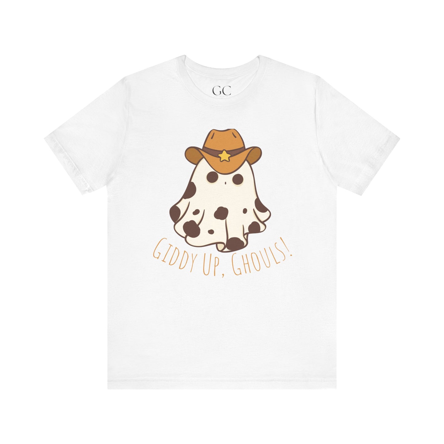 Giddy Up, Ghouls! – Cowboy Ghost Halloween Tee