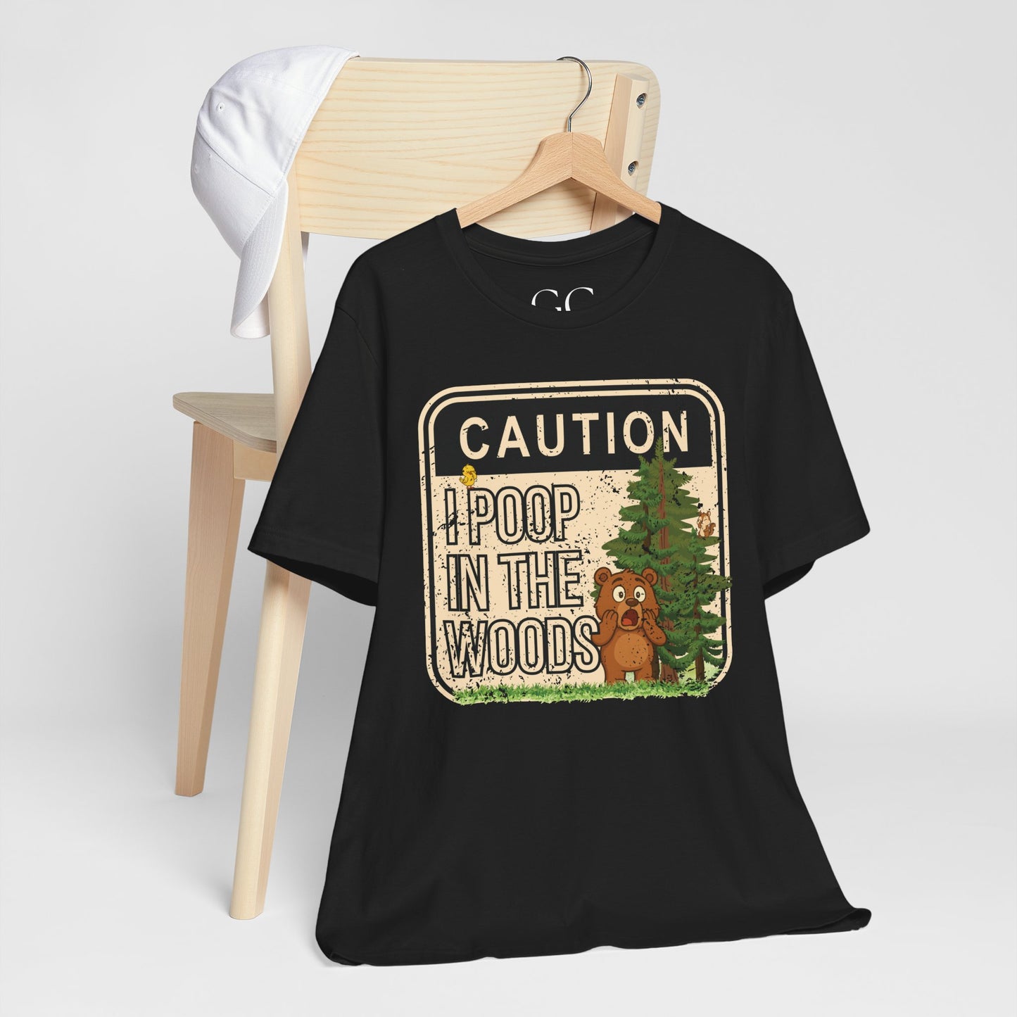 I Poop in the Woods T-Shirt | Funny Outdoor Tee for Nature Lovers