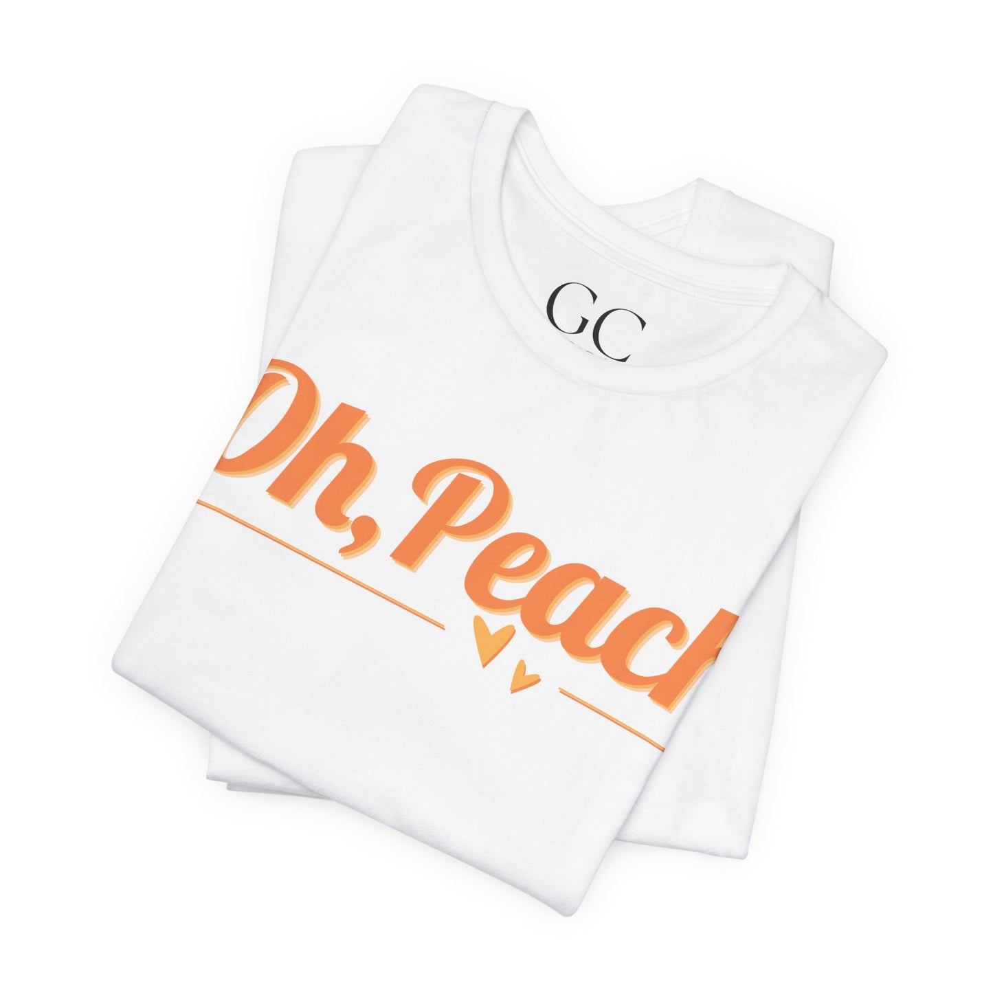 Oh, Peach T-Shirt | Playful & Sweet Tee | Cute Gift