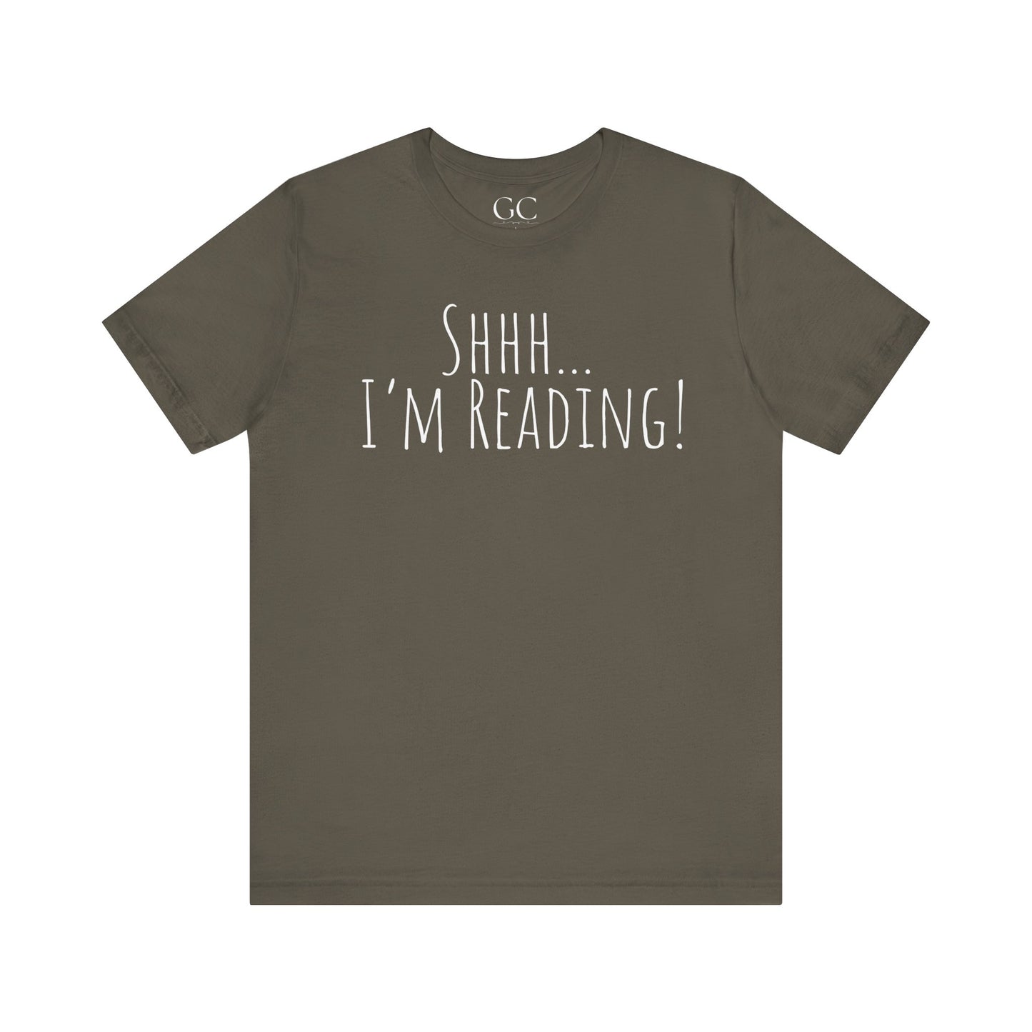Shhh... I’m Reading! T-Shirt | Funny Book Lover Tee | Gift for Readers & Introverts