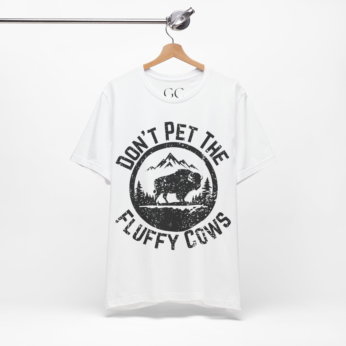 Don’t Pet the Fluffy Cows T-Shirt | Funny National Park Wildlife Tee