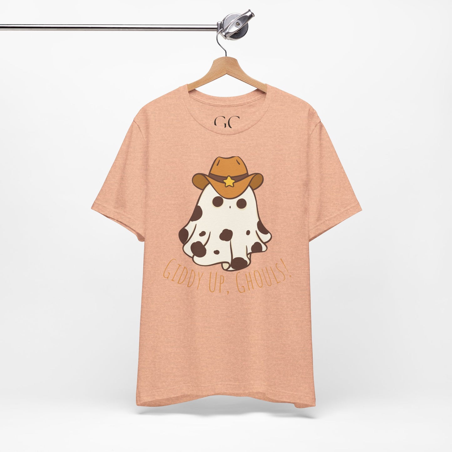 Giddy Up, Ghouls! – Cowboy Ghost Halloween Tee