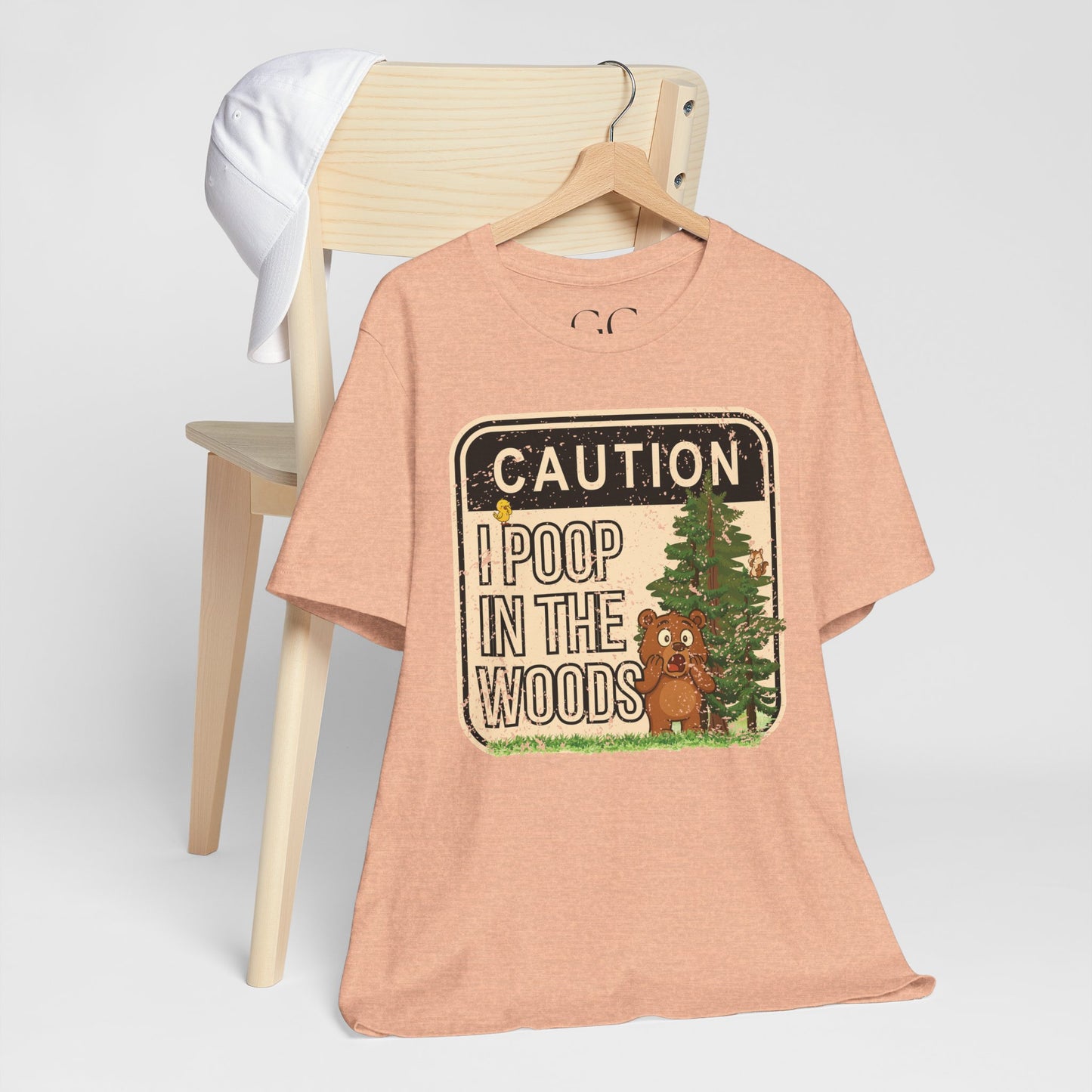 I Poop in the Woods T-Shirt | Funny Outdoor Tee for Nature Lovers