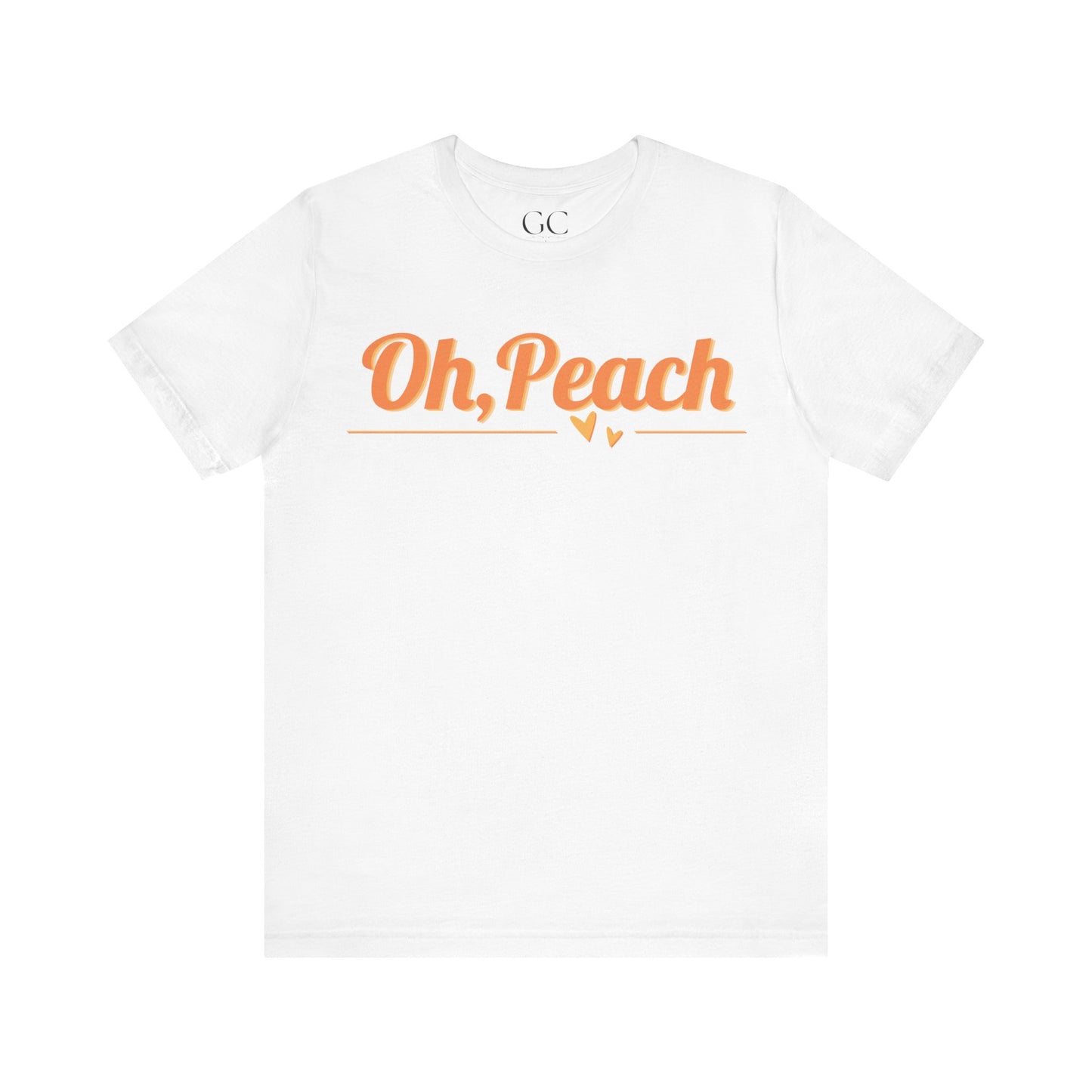 Oh, Peach T-Shirt | Playful & Sweet Tee | Cute Gift