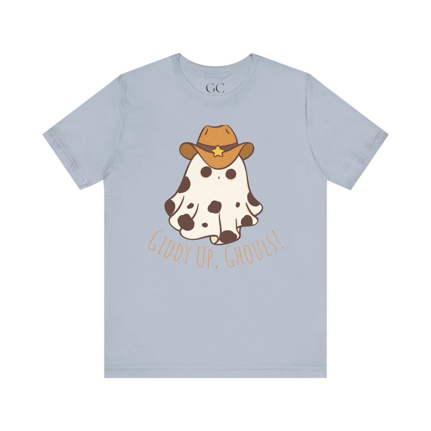 Giddy Up, Ghouls! – Cowboy Ghost Halloween Tee