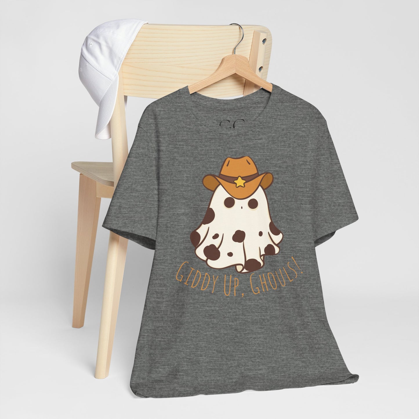 Giddy Up, Ghouls! – Cowboy Ghost Halloween Tee