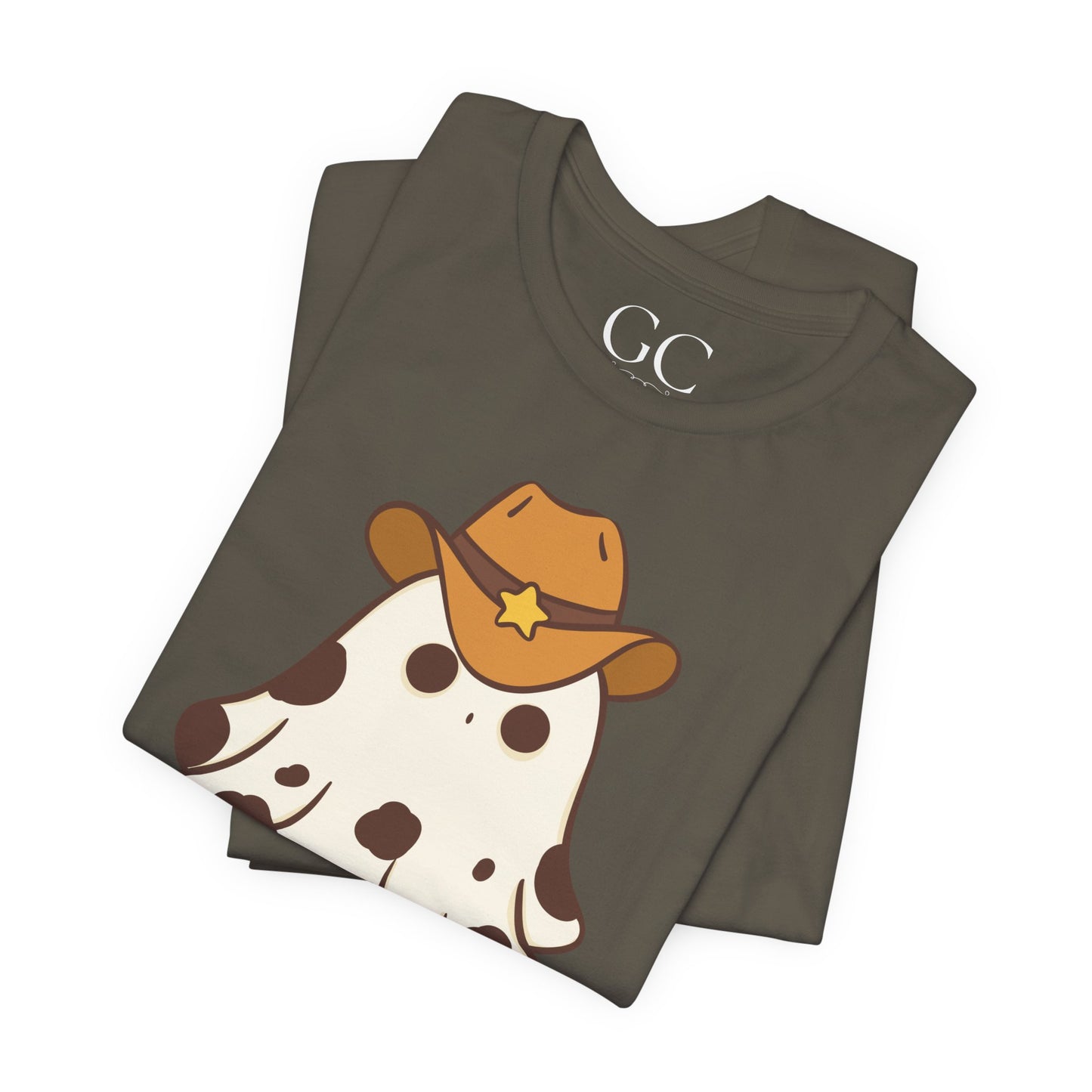 Giddy Up, Ghouls! – Cowboy Ghost Halloween Tee