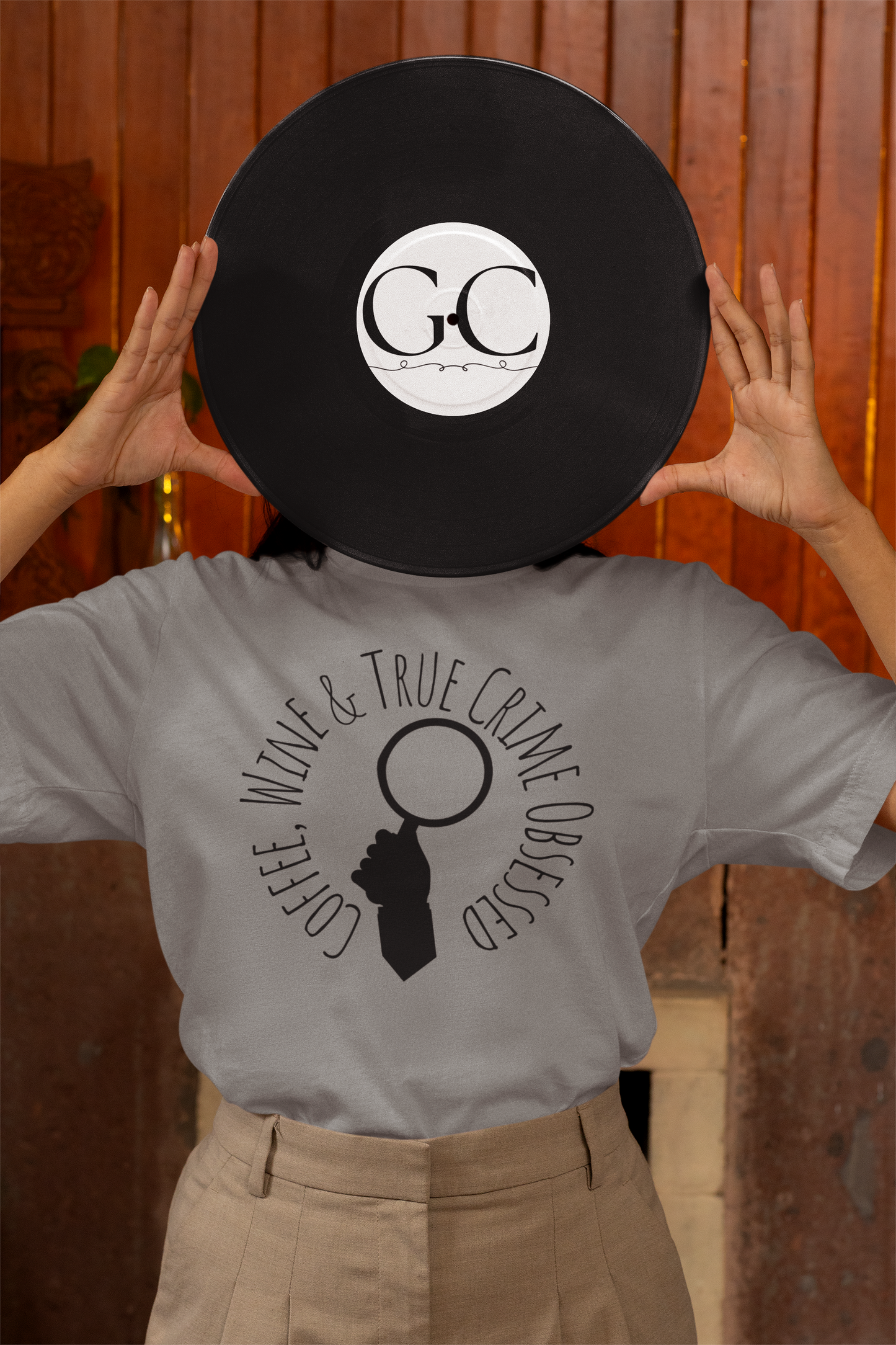 Coffee, Wine & True Crime Obsessed T-Shirt | Cozy Tee for Crime Doc Fans