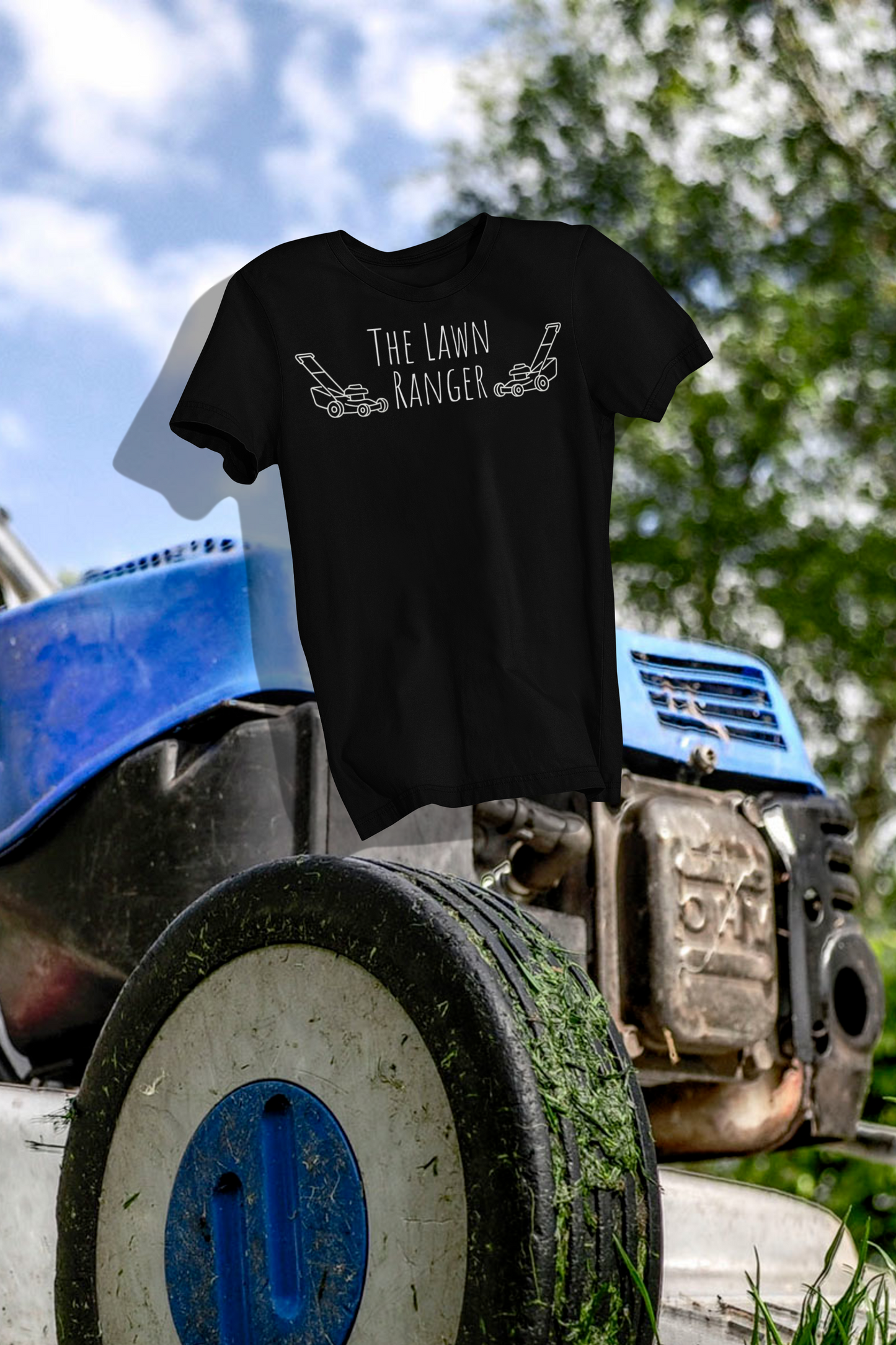 Lawn Ranger T-Shirt | Funny Lawn Care Tee | Gift for Gardeners & Outdoor Lovers