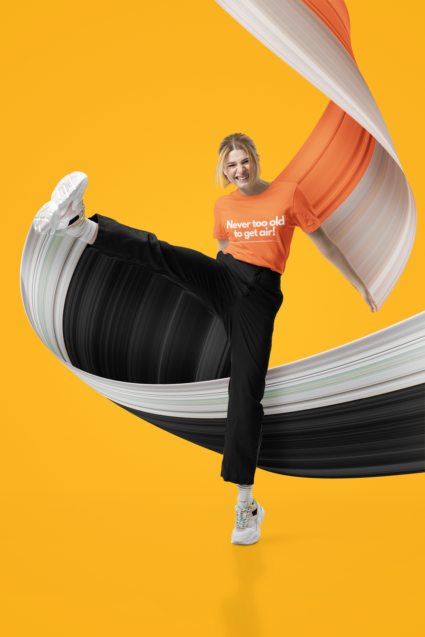 Never Too Old to Get Air T-Shirt β Fun and Playful Tee for Active, Young-at-Heart Spirits