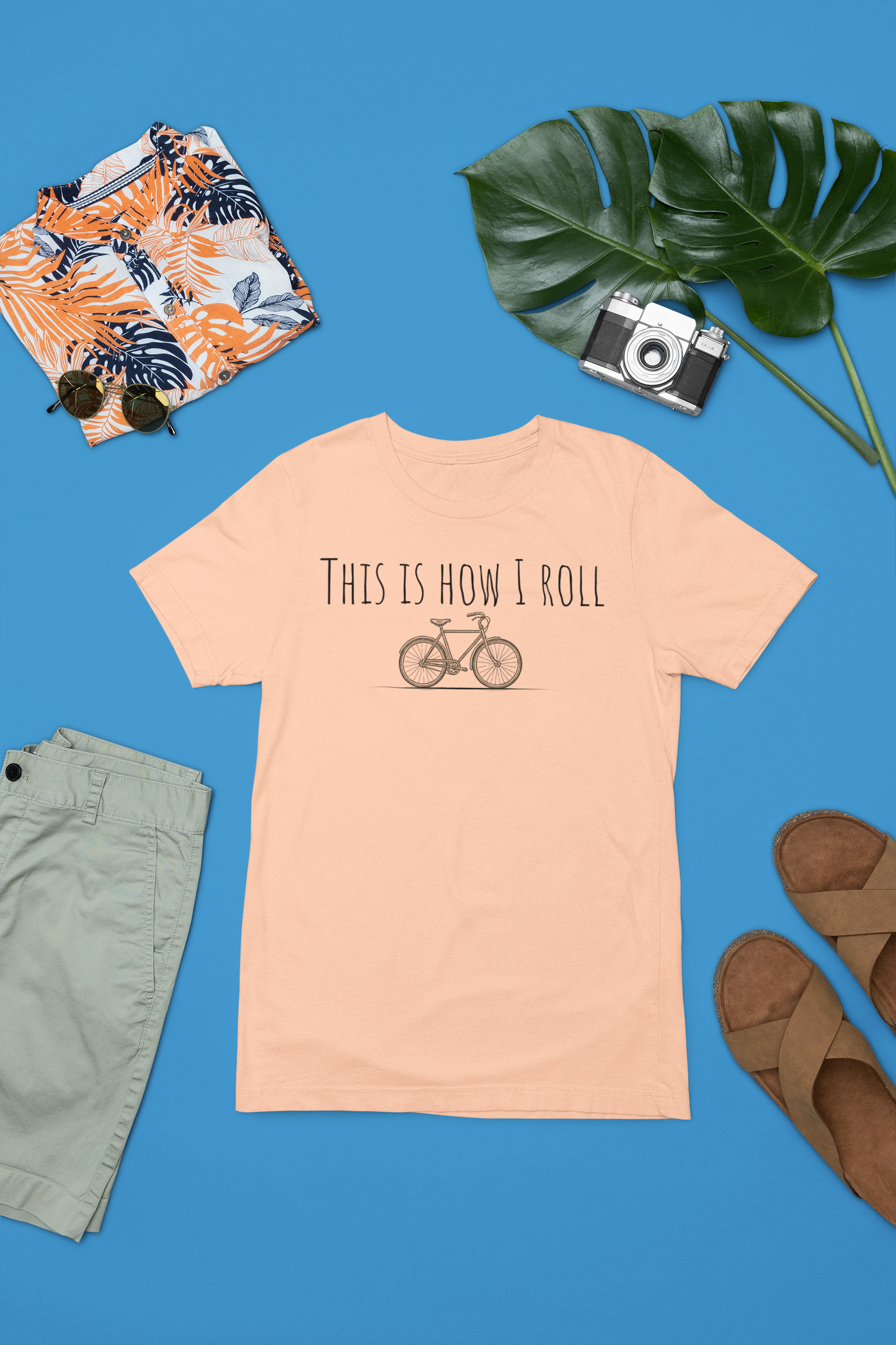 This Is How I Roll (Bicycle Design) - Digital Download (Personal Use Only) PNG