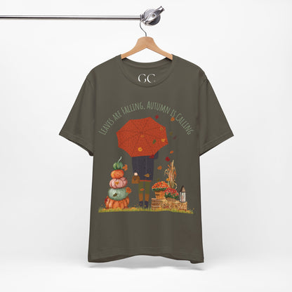 Leaves Are Falling, Autumn Is Calling – Cozy Fall Tee