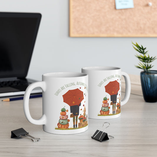 Leaves Are Falling, Autumn Is Calling – Cozy Fall Mug