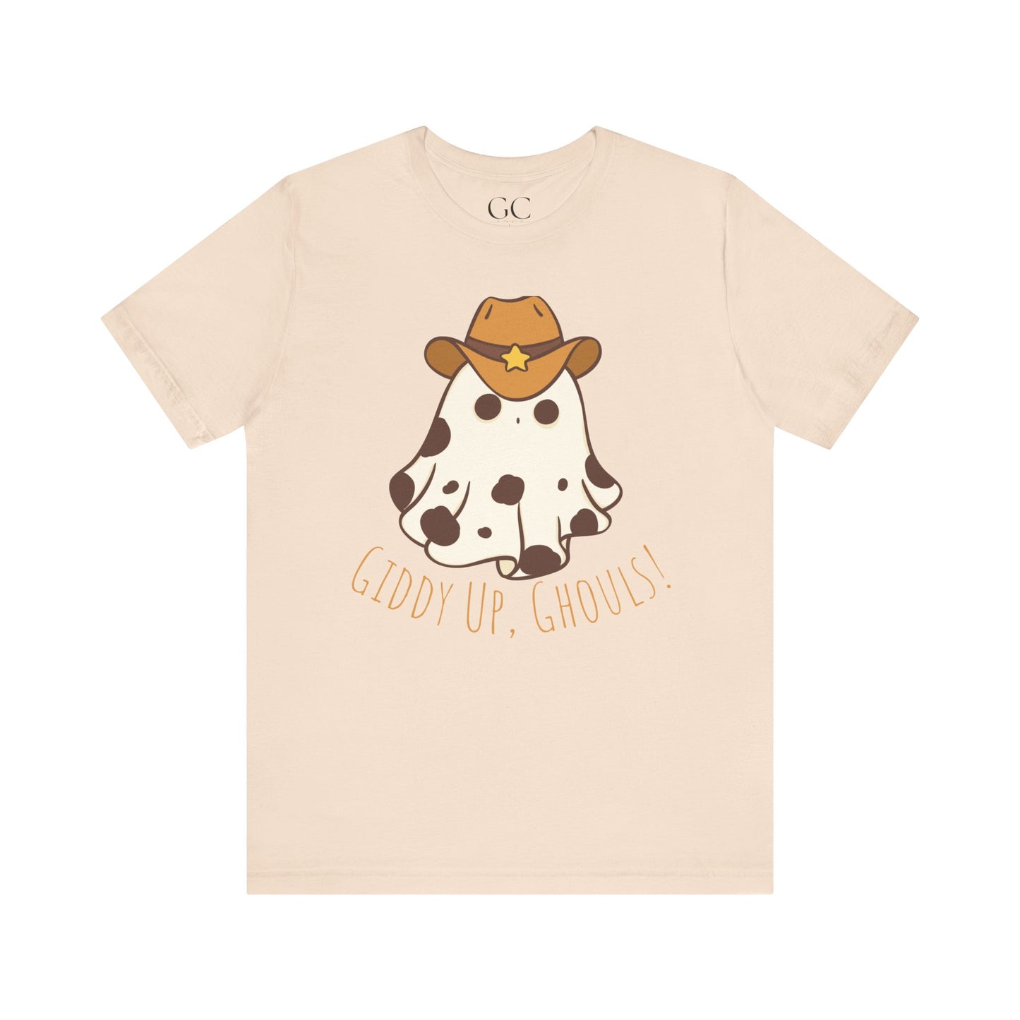 Giddy Up, Ghouls! – Cowboy Ghost Halloween Tee