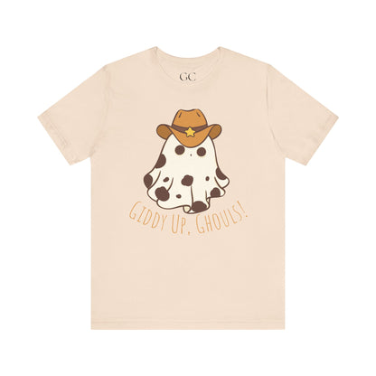 Giddy Up, Ghouls! – Cowboy Ghost Halloween Tee