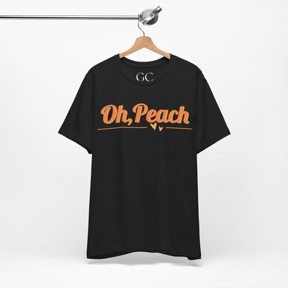 Oh, Peach T-Shirt | Playful & Sweet Tee | Cute Gift