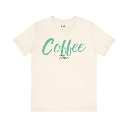 Coffee Time T-Shirt | Casual Coffee Lover Tee | Gift for Caffeine Fans