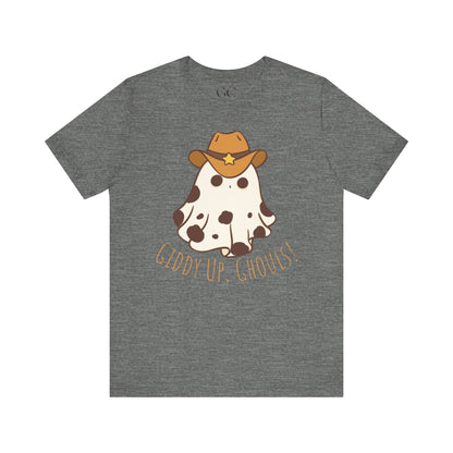 Giddy Up, Ghouls! – Cowboy Ghost Halloween Tee