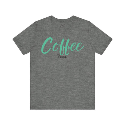 Coffee Time T-Shirt | Casual Coffee Lover Tee | Gift for Caffeine Fans