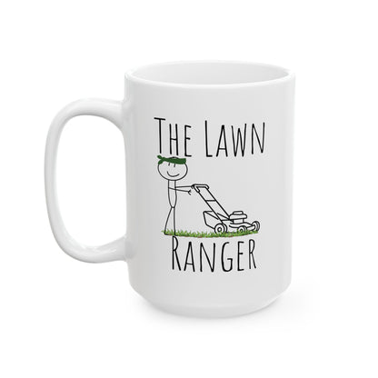 Lawn Ranger Mug | Funny Lawn Care Coffee Cup | Gift for Gardeners & Outdoor Lovers