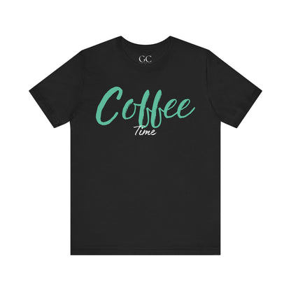Coffee Time T-Shirt | Casual Coffee Lover Tee | Gift for Caffeine Fans