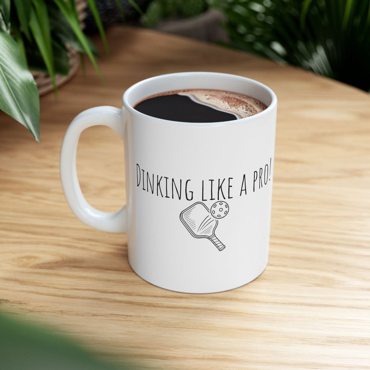 Dinking Like a Pro Mug | Funny Pickleball Coffee Cup | Gift for Pickleball Lovers
