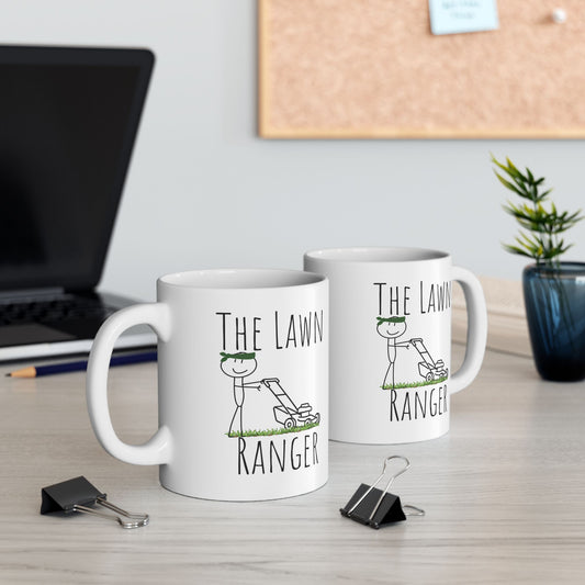Lawn Ranger Mug | Funny Lawn Care Coffee Cup | Gift for Gardeners & Outdoor Lovers