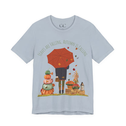 Leaves Are Falling, Autumn Is Calling – Cozy Fall Tee