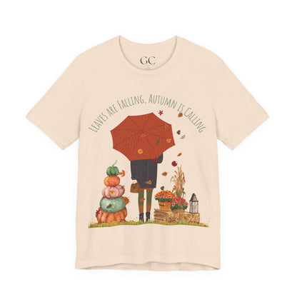Leaves Are Falling, Autumn Is Calling – Cozy Fall Tee