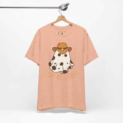 Giddy Up, Ghouls! – Cowboy Ghost Halloween Tee
