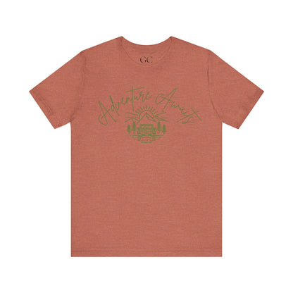 Adventure Awaits T-Shirt | Outdoorsy Tee for Nature Lovers | Jeep + Mountain Design